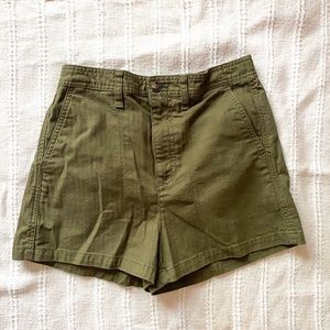 Madewell Camp Shorts - KALE SIZE SMALL